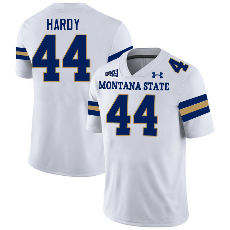 Men #44 Daniel Hardy Montana State Bobcats Jerseys Football Stitched-White